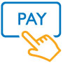 Pay Button with Finger Pay Button with Finger